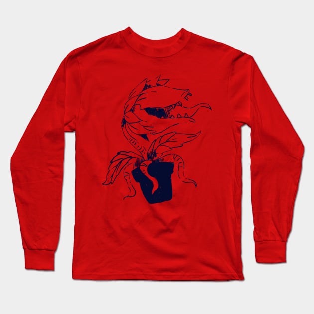 Audrey II Long Sleeve T-Shirt by Barrel93